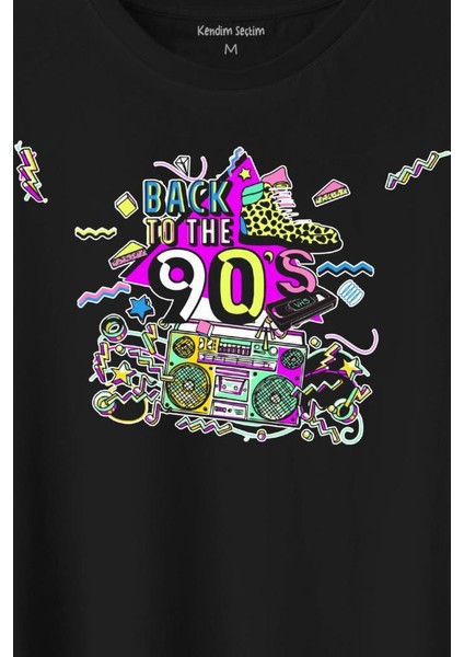 Doksanlar Pop 90's Retro Vintage Baskılı Tişört Unisex T-Shirt fiyatları