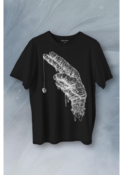 Mano Duo El Mumya Baskılı Tişört Unisex T-Shirt