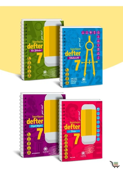 Çanta Yayınları 7.Sınıf Defter Seti