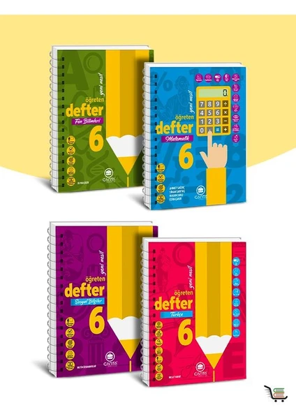 Çanta Yayınları 6.Sınıf Defter Seti