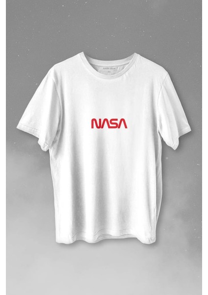 Nasa Wom Göğüs Logo Ulusal Havacılık ve Uzay Abd Baskılı Tişört Unisex T-Shirt