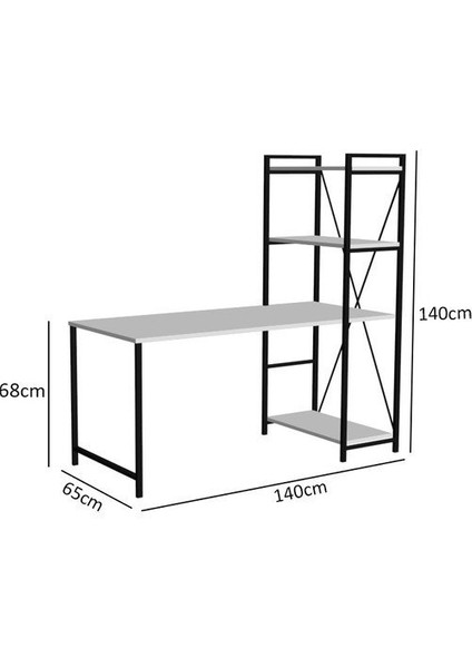 Dekormila Metal Çalışma Masası Cordoba