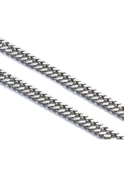 Gri 55 Cm. 9 Mm. Gürmet Erkek Çelik Zincir Dm92 fiyatları