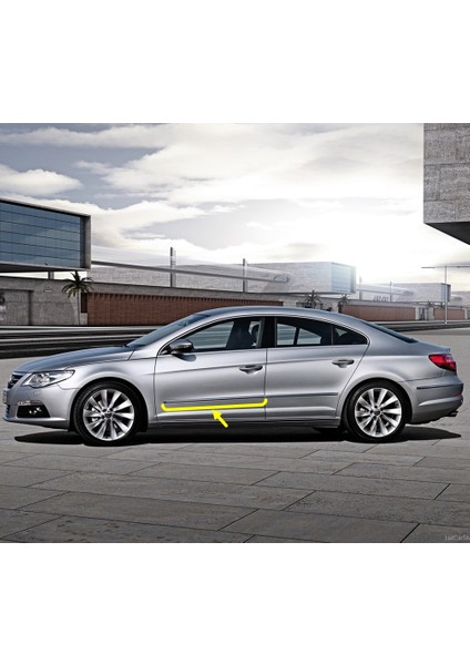 Vw Volkswagen Passat cc 2009-2012 Sol Ön Kapı Çıtası Kromaj 3C8853071A