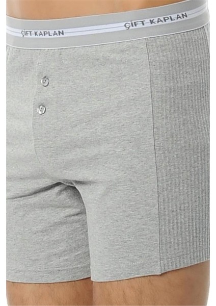 880 Erkek Elastanlı Biyeli Boxer