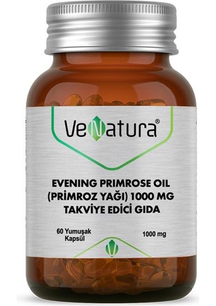 Evening Primrose Oil (Primroz Yağı) 1000 Mg 60 Kapsül