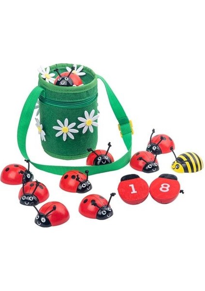 Lady Bug Ahşap Eğitim Oyuncakları Sayma 0 10 Sayılar Böğreti Saymayı Öğrenmek Keçe Sırt Çantası Oyuncak | Matematik Oyuncaklar (Yurt Dışından) indirimleri