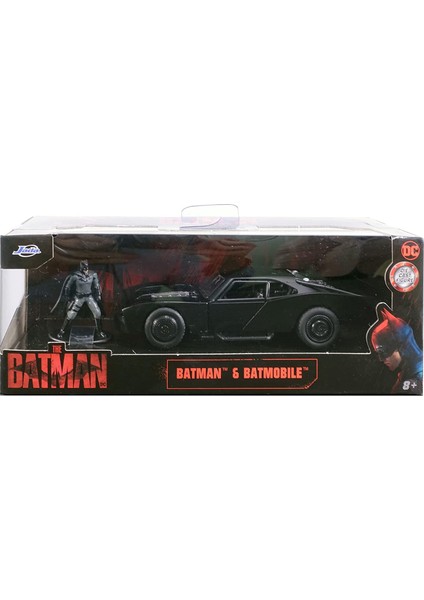 Batman Batmobile Araba, Batman Figürlü ve 1:32 Ölçekli