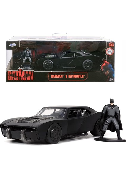 Batman Batmobile Araba, Batman Figürlü ve 1:32 Ölçekli