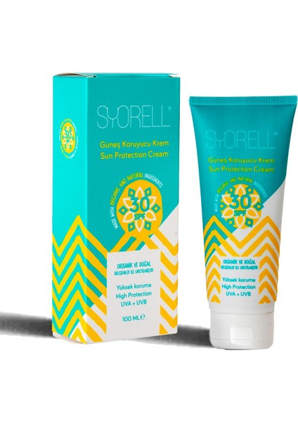 SYORELL Kuru ve Yıpranmış Ciltler İçin Güneş Koruyucu Krem 30 SPF