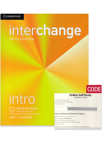 interchange intro Fifth EDT. Student's Book+Access Code (Workbook Yoktur!)