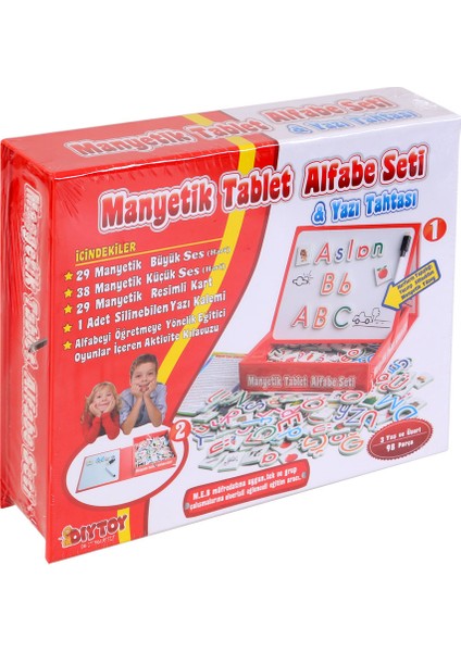 Manyetik Tablet Alfabe Seti-Yazı Tahtası 97 Parça T00036791 7910