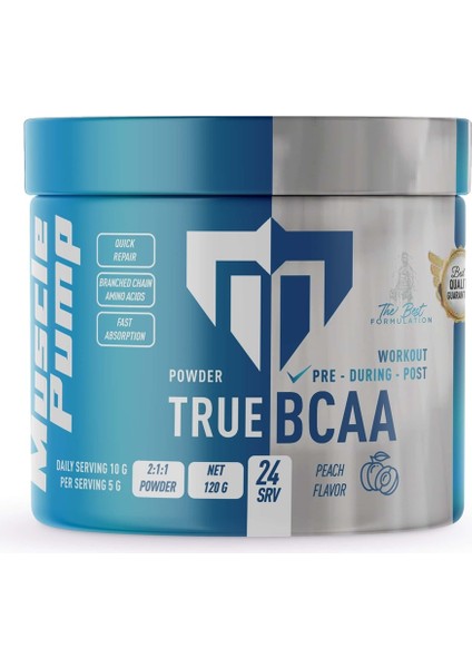 Muscle Pump 2:1:1 True Powder Bcaa 120 Gr