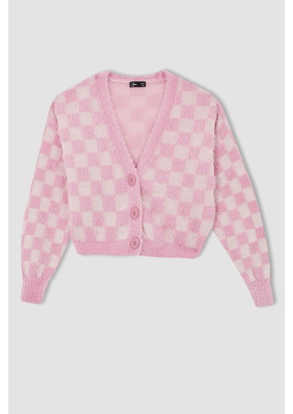 Coool Regular Fit V Yaka Triko Hırka X4913AZ22AU