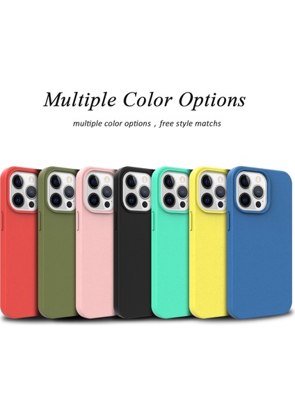 Iphone 14 Pro Max (Mavi) Için Starry Serisi Straw Tpu Telefon Kılıfı (Yurt Dışından)