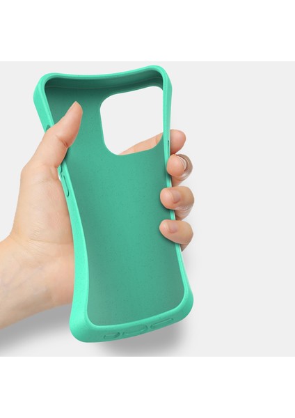 Iphone 14 Pro Max (Mavi) Için Starry Serisi Straw Tpu Telefon Kılıfı (Yurt Dışından)
