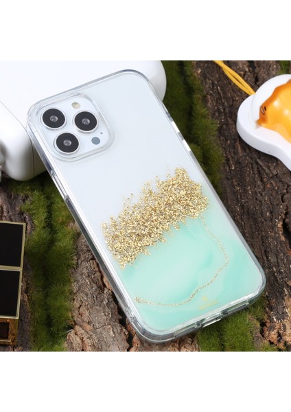 Dfans Tasarlama Iphone 14 Pro Max (Yeşil) Için Çift Renkli Yıldız Işığı Parlayan Telefon Kasası (Yurt Dışından) fiyatları