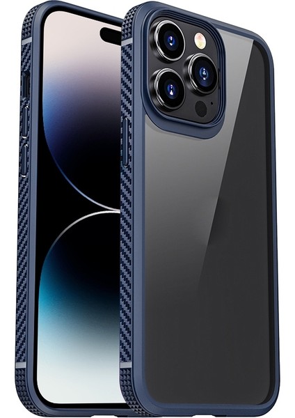 Ipaky Shockproof Pc Tpu IPhone 14 Pro Max (Mavi) Için Koruyucu Telefon Kılıfı (Yurt Dışından)