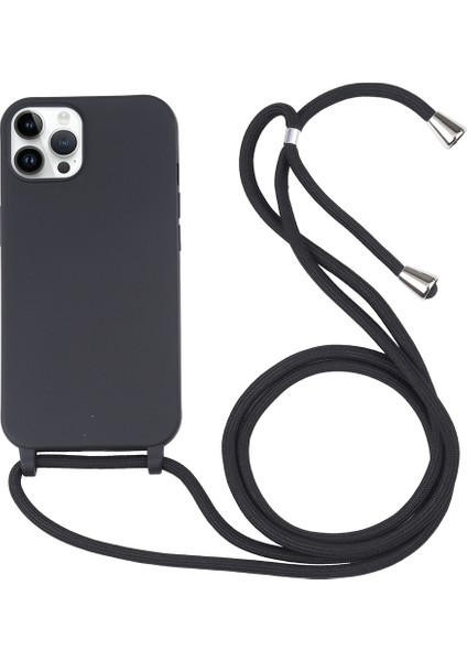 Candy Renkleri Tpu Koruyucu Telefon Kılıfı Iphone 14 Pro Max (Siyah) (Yurt Dışından)