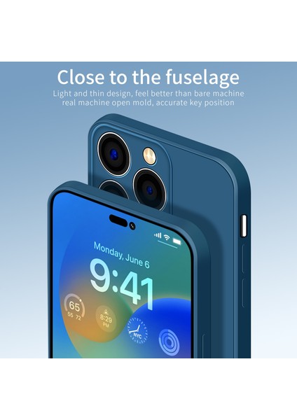 Sense Serisi Sıvı Silikon Tpu Tpu Iphone 14 Pro Max (Mavi) (Yurt Dışından) fiyatları