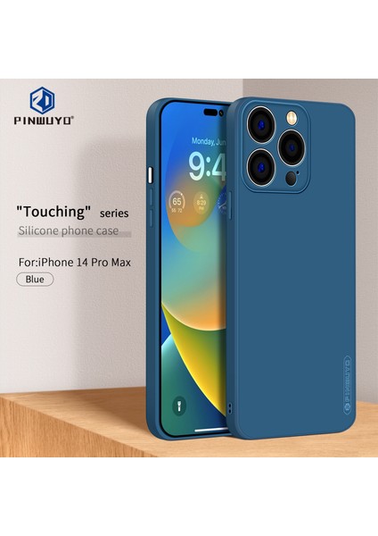 Sense Serisi Sıvı Silikon Tpu Tpu Iphone 14 Pro Max (Mavi) (Yurt Dışından) modelleri