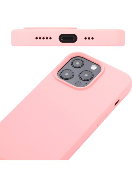 Iphone 14 Pro Max (Carmine Red) Için Sıvı Silikon Telefon Kılıfı (Yurt Dışından)