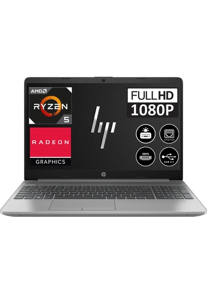 255 G9 AMD Ryzen 5 5625U 16  GB 512  GB  SSD Freedos 15.6" FHD Taşınabilir Bilgisayar 6Q8N2ESEA02