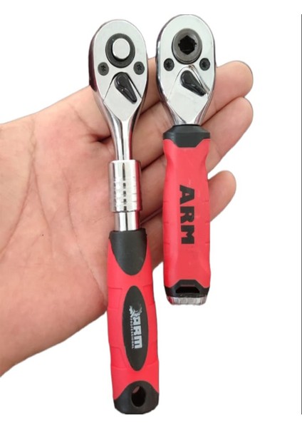 1/4 Küçük Lokma ve Uzatmalı Cırcır Kolu