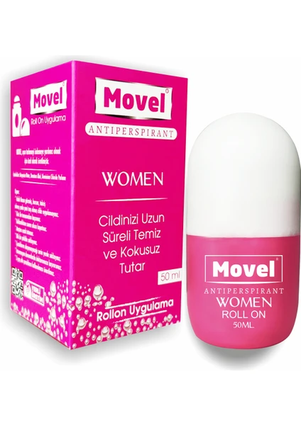 Antiperspirant Roll On El Ayak Koltukaltı Ter ve Women 50ML