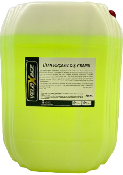 Titan Fırçasız Dış Yıkama Köpüğü/şampuanı 20KG