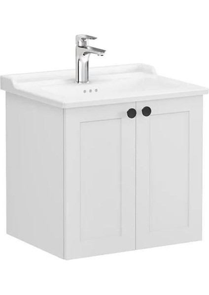 Root Classic 60 cm Açık Gri Banyo Dolabı Alt Modül Lavabo