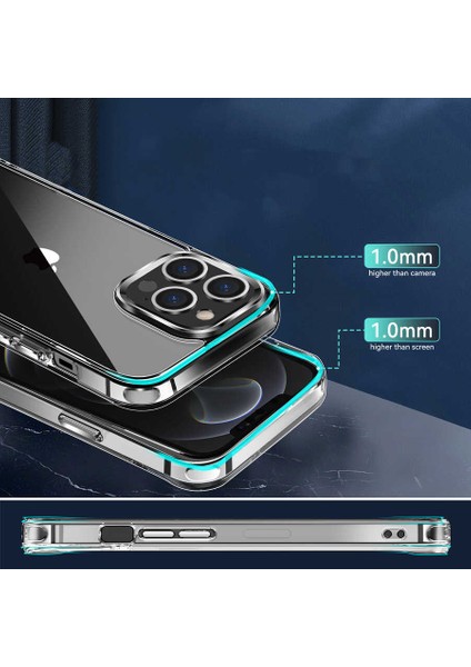 Apple iPhone 14 Pro Max Kılıf Forst Lüx Tpu Şeffaf Koruma Renksiz
