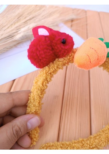 Tavşan Figürlü Peluş Taç fiyatları