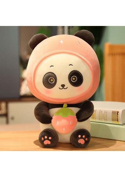 Oyuncak Peluş Panda - Pembe - Kahverengi (Yurt Dışından)