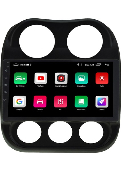 Jeep Compass Android Carplay Navigasyon Multimedya Ekran Teyp 2gb Ram + 32GB HDD