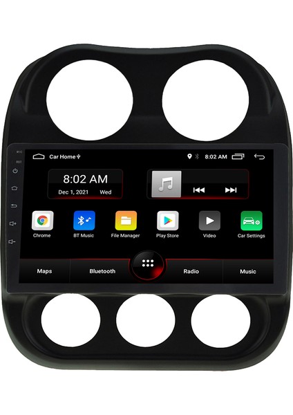 Jeep Compass Android Carplay Navigasyon Multimedya Ekran Teyp 2gb Ram + 32GB HDD