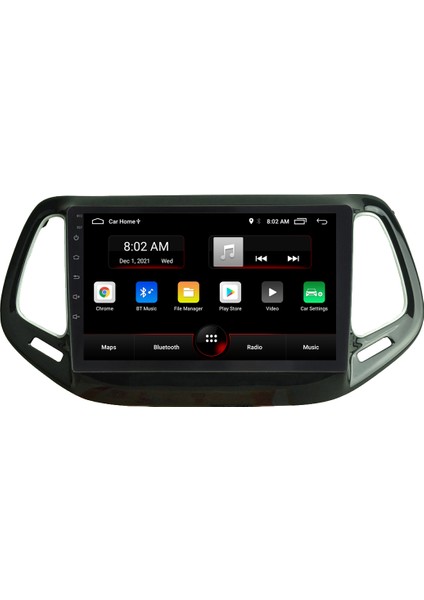 Jeep Compass Android Carplay Navigasyon Multimedya Ekran Teyp 2gb Ram + 32GB HDD