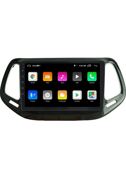 Jeep Compass Android Carplay Navigasyon Multimedya Ekran Teyp 2gb Ram + 32GB HDD