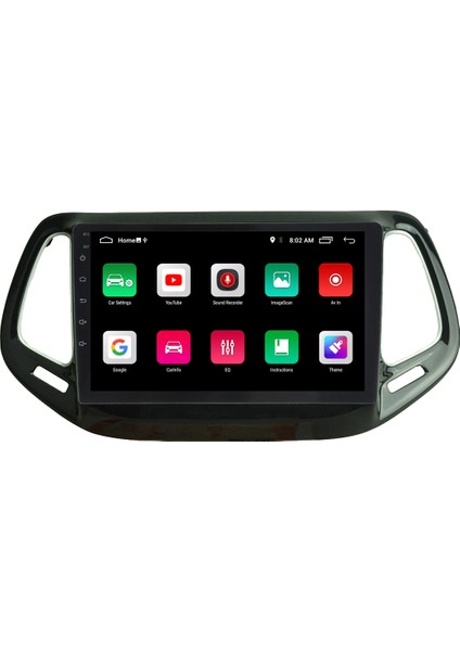 Jeep Compass Android Carplay Navigasyon Multimedya Ekran Teyp 2gb Ram + 32GB HDD