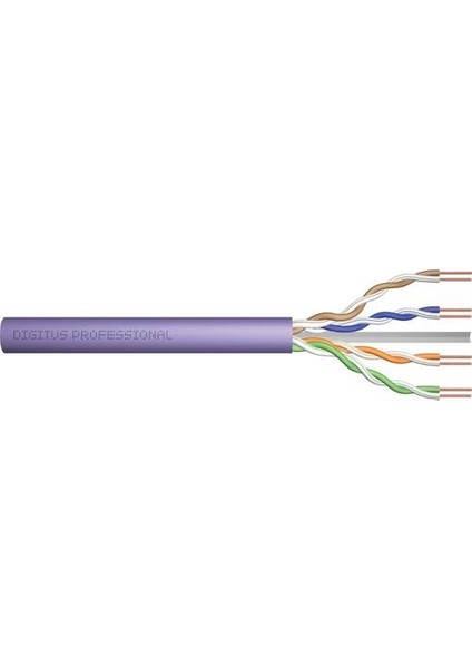 Dıgıtus DK-1613-VH-5 500M Cat6 U-Utp Kablo 250MHZ AWG23/1 Mor Data Kablosu