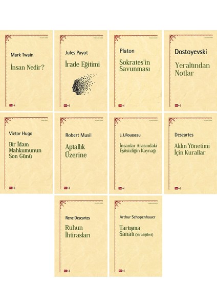 Felsefe - Psikoloji Seti - 10 Kitap - Insan Nedir - Sokrates - Sigmund Freud