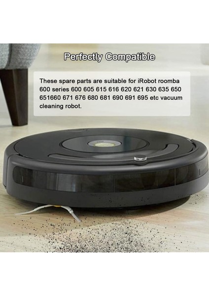 Irobot Roomba 600 694 692 690 680 660 665 651 650 614 Serisi Robot Elektrikli Süpürge Için Yedek Aksesuar Kiti (Yurt Dışından)