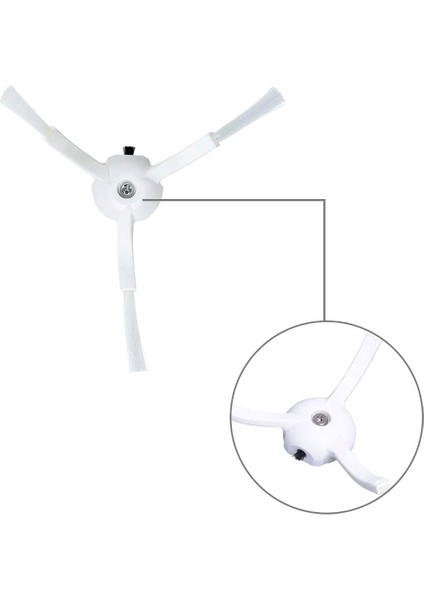 Adet Yan Fırça Değiştirme Xiaomi Roborock S6 S6 Saf S5 S5 Max S4 E4 E20 E25 E35 C10 S50 S51 Robot Vakum Parçaları (Yurt Dışından)