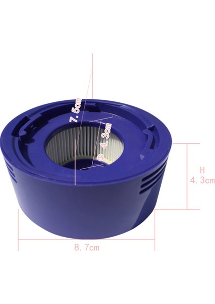 Orijinal V8 Akülü Elektrikli Süpürge Post Motor Hepa Filtresi Için (Yurt Dışından)