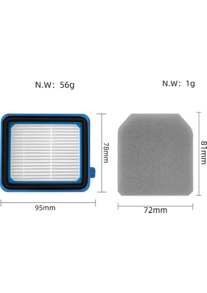 Electrolux Q6 Q7 Q8 WQ61/WQ71/WQ81 Elektrikli Süpürge Yedek Parçaları Için Yedek Hepa Filtresi (Yurt Dışından)