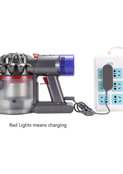 Dyson V6 V7 V8 Için Şarj Adaptörü Adaptörü 26.1V Kablosu Serbest El Bilgisayarları Çubuk Vakum Güç Kaynağı Kablosu Şarj Cihazı, Ingiltere Tak (Yurt Dışından)