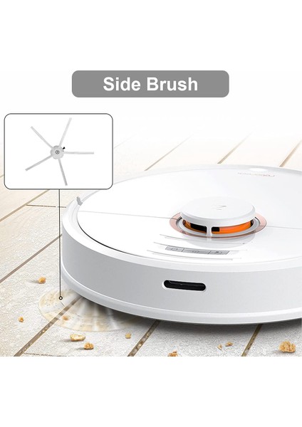 Roborock S7 S7 Plus T7S T7S Plus Için Aksesuar Kiti Ana Yan Fırçalı Robot Elektrikli Süpürge Paspas Pedleri Hepa Filtreler (Yurt Dışından) fırsatları