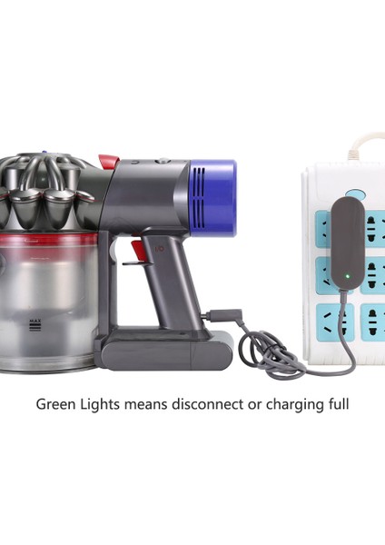 Dyson V6 V7 V8 Için Şarj Adaptörü Adaptörü 26.1V Kablosu Serbest El Bilgisayarları Çubuk Vakum Güç Kaynağı Kablosu Şarj Cihazı, Ingiltere Tak (Yurt Dışından)