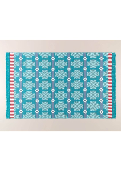 Sault Saçaklı Dokuma Kilim