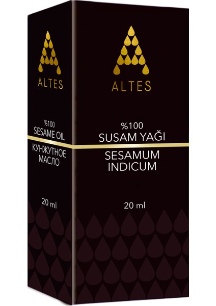 Saf Susam Yağı Soğuk Sıkım 20 ml